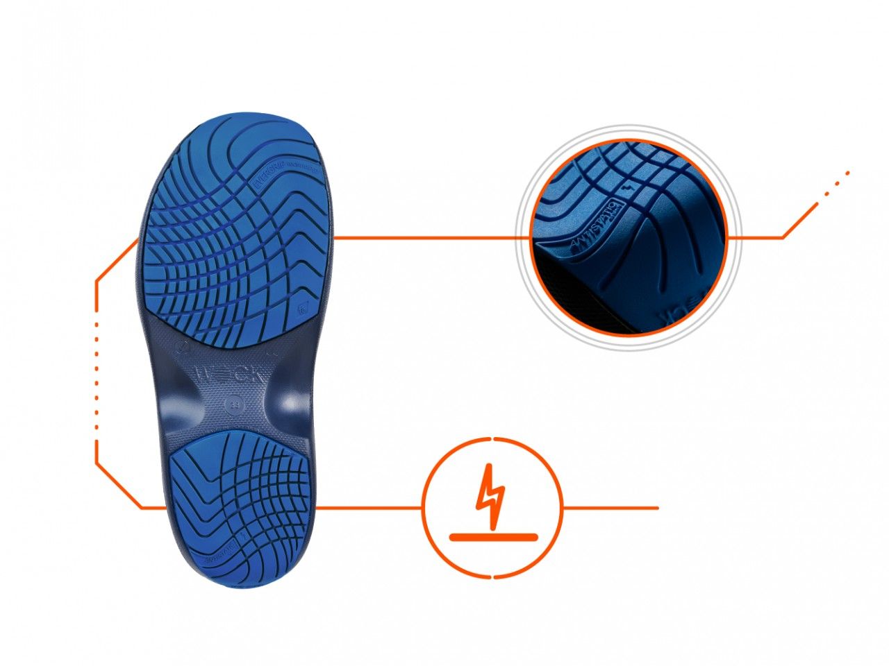 Everlite+: lightness, safety and comfort for professionals seeking maximum performance, with Feelite™ and Evergrip™ technologies.