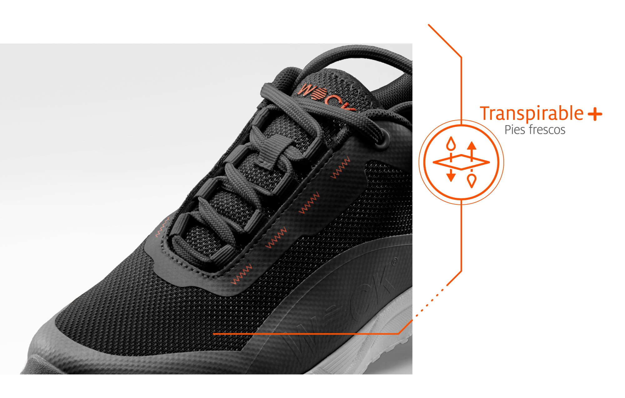 Cómodas zapatillas de trabajo Reblast: comodidad, transpirabilidad y seguridad para tu día a día, con tecnología Probreathe™