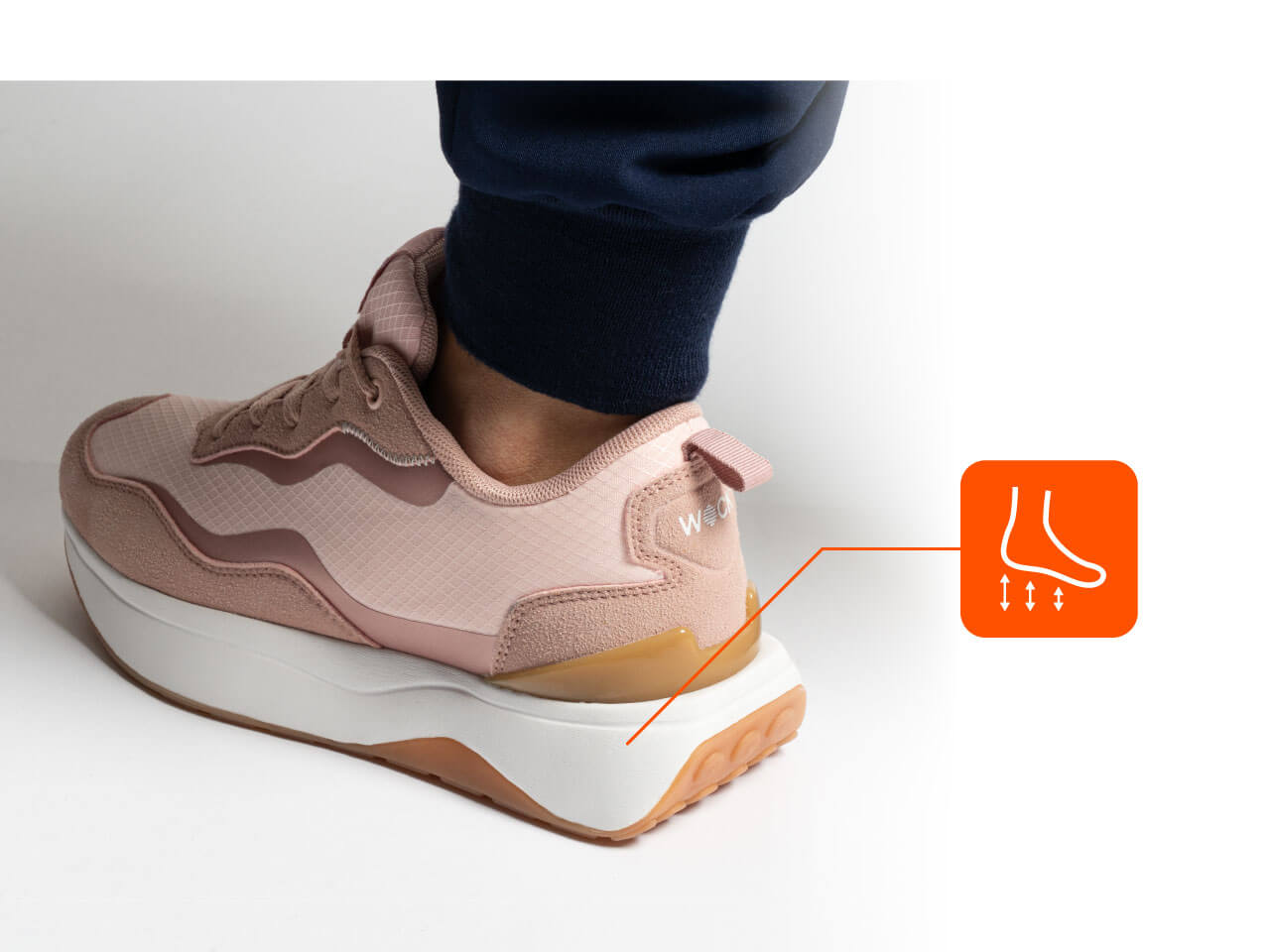 Style and comfort for your everyday life, with a modern design and natural walk.