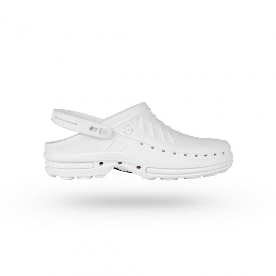 all white nursing sneakers