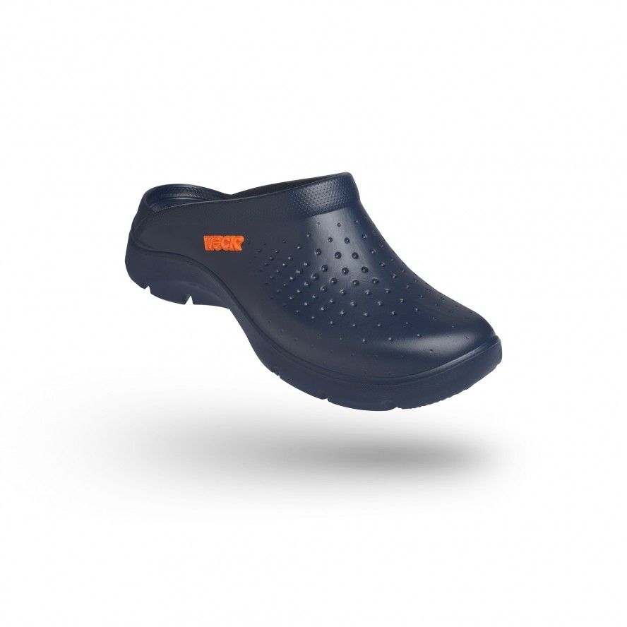 Wock Navy Blue Lightweight And Comfortable Clogs Flow 01