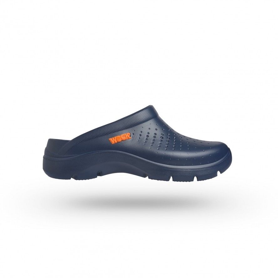 Wock Navy Blue Lightweight And Comfortable Clogs Flow 01