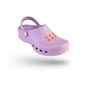 WOCK Pink Non Slip Chef/Work Clogs NUBE 03
