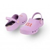 WOCK Pink Non Slip Chef/Work Clogs NUBE 03 w/ Insole