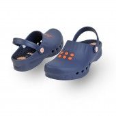 WOCK Navy Blue Non Slip Chef/Work Clogs NUBE 01 w/ Insole