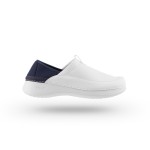 Blanco/Azul marino